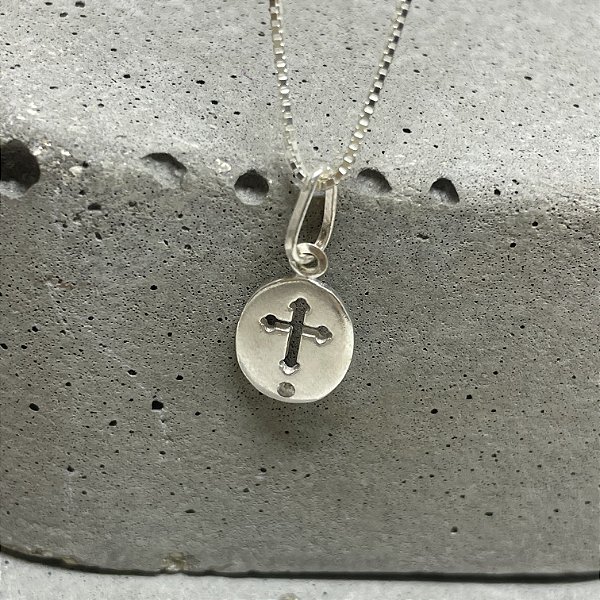 PINGENTE CRUZ REDONDA