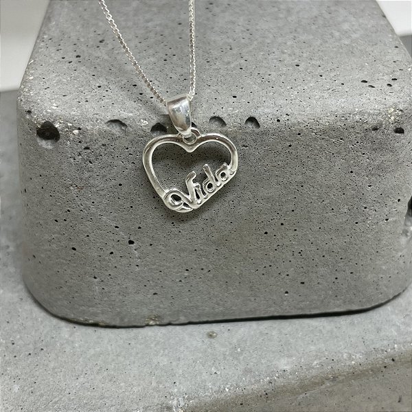 PINGENTE CORAÇÃO VIDA