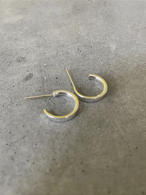 ARGOLA ARO FIO QUADRADO 1CM