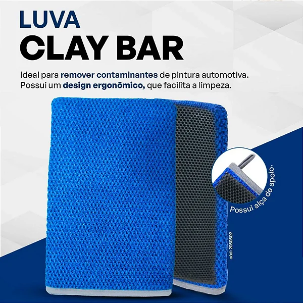 Luva Clay Bar VONIXX - Limpeza Eficiente para Pintura Automotiva