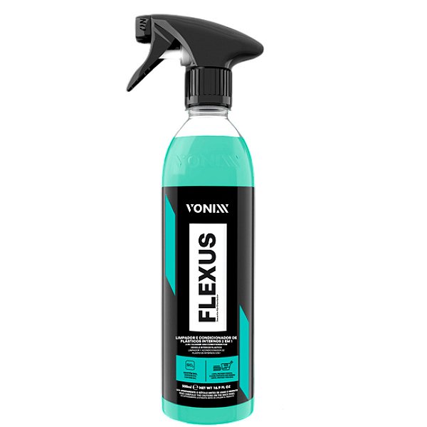Flexus Vonixx - Limpador e Condicionador de Plásticos Internos 2 em 1