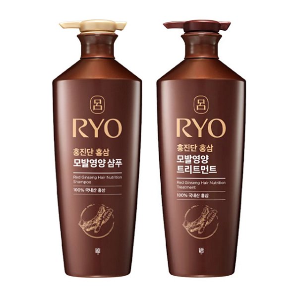 Ryo - Red Ginseng Nutrição Profunda - Shampoo 820ml + Tratamento 820ml