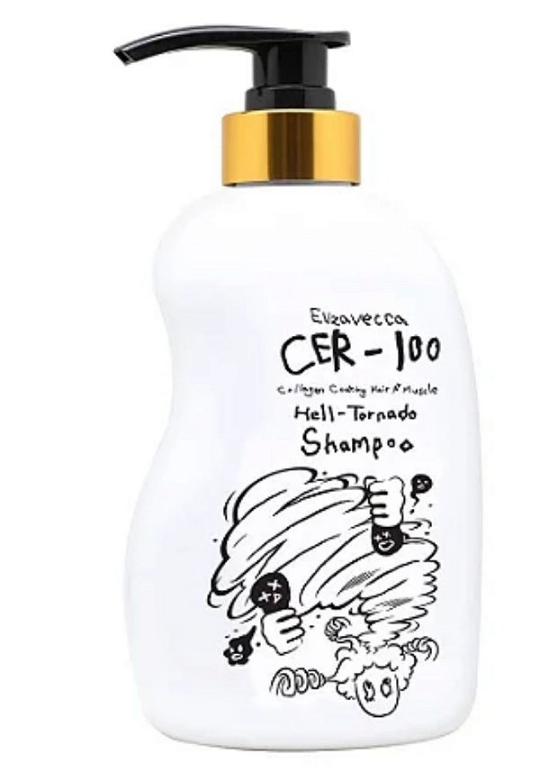 Elizavecca CER-100 Collagen Coating Hair A+ Muscle Hell-Tornado Shampoo 500ml/16.9 fl.oz.