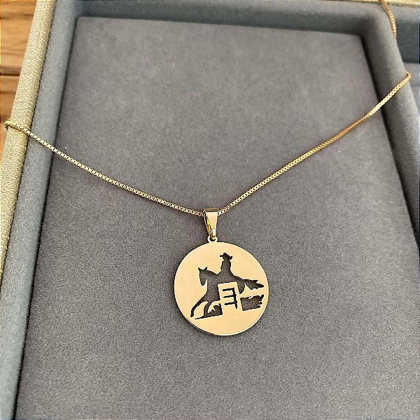 Colar Feminino Três Tambores