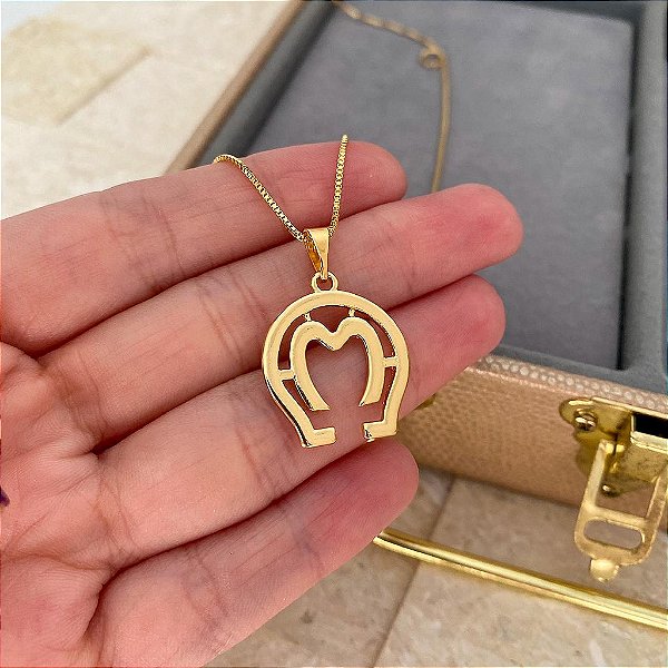 Colar Feminino Símbolo Mangalarga Marchador
