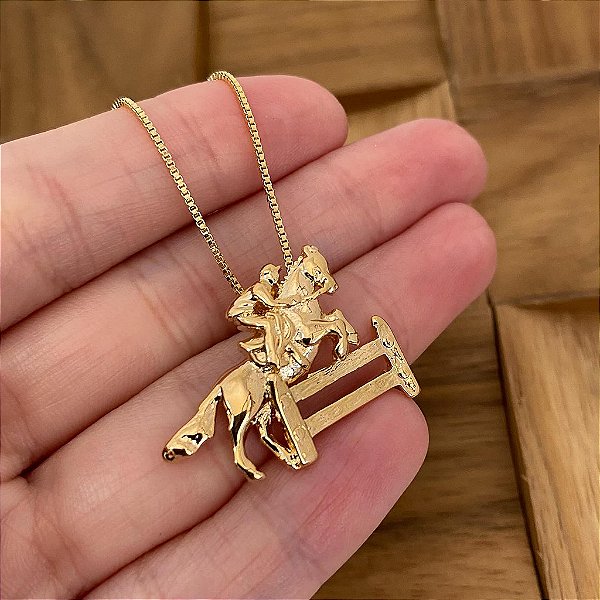 Colar Feminino Hipismo com Detalhes