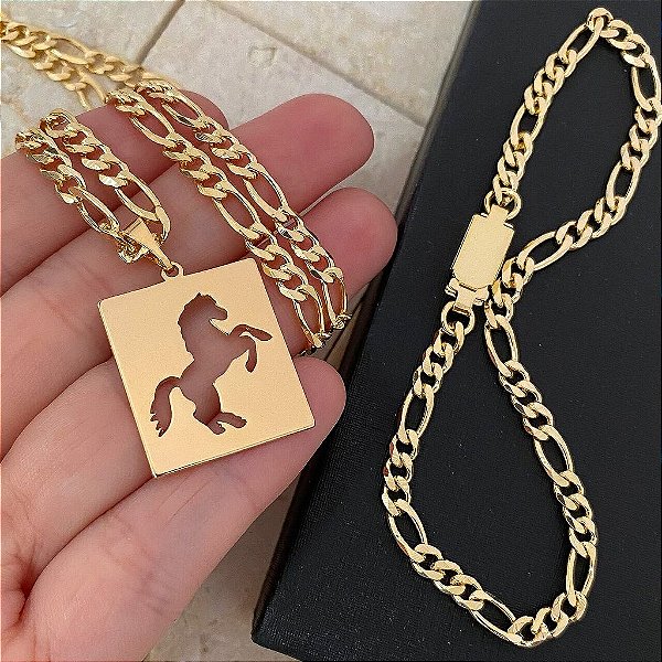 Conjunto Masculino Medalha Country com Cordão 3x1