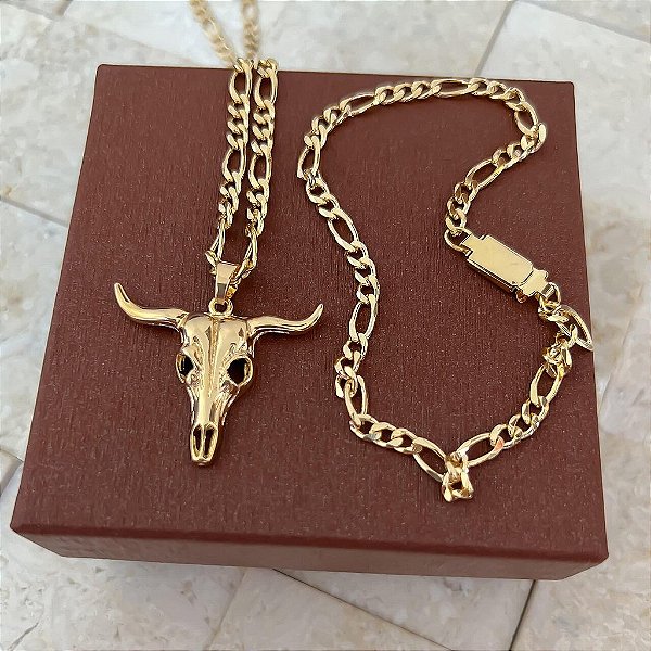 Conjunto Masculino Touro com Cordão 3x1