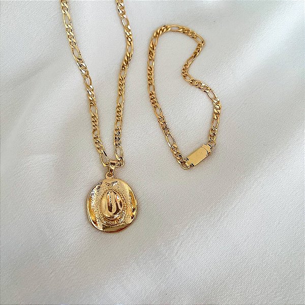 Conjunto Masculino Chapéu com Cordão 3x1