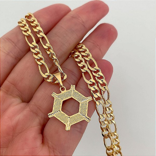 Colar Masculino Agronomia com Cordão 3x1