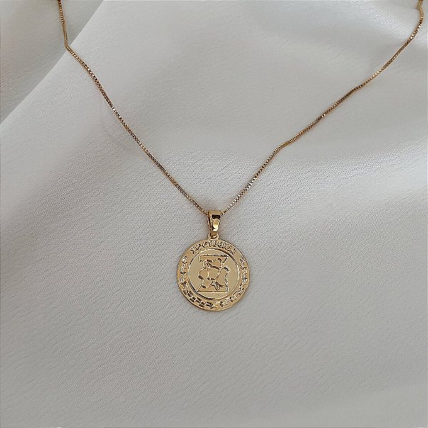 Colar Feminino Medalha Zootecnia