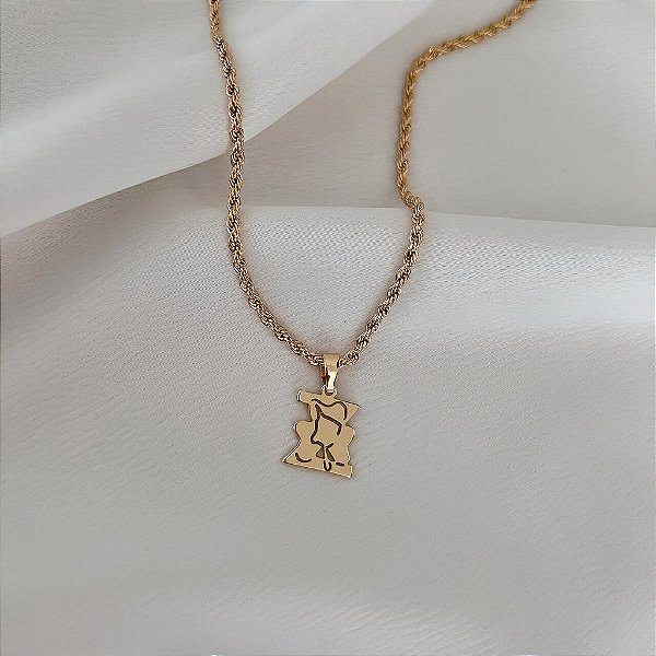 Colar Feminino Zootecnia com Cordão Baiano