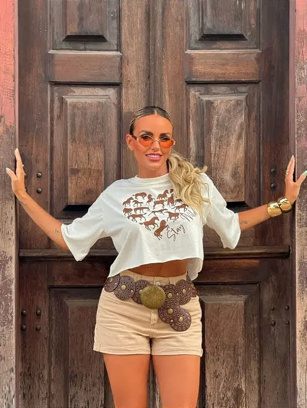 Croped Horses Boho chic