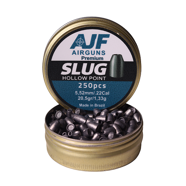 Chumbinho Slug 5.52mm .217 | 20.5gr | Ajf Airguns | 250un