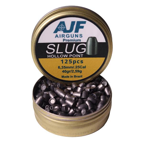 Chumbinho Slug 6.35mm | 40gr | Ajf Airguns | 125un