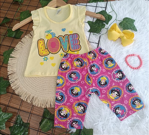 Conjunto Baby Love Lagg - Roupinha Divertida para Crianças