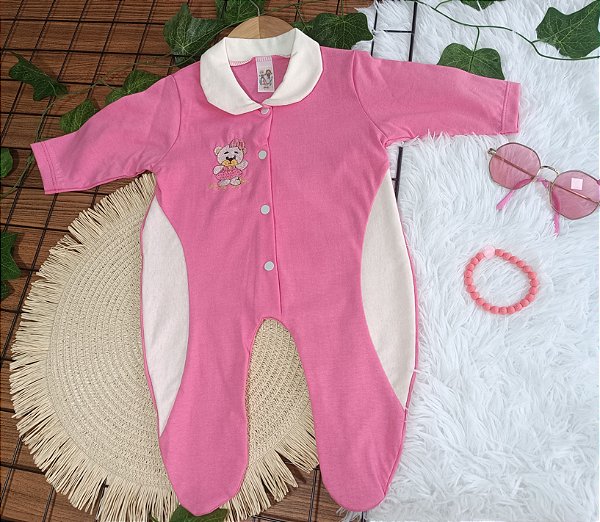 Macacão Baby Longo em Algodão