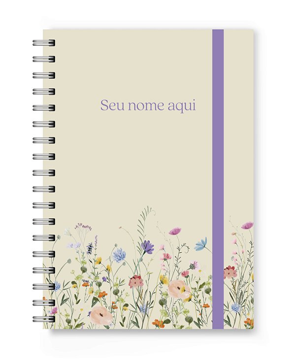 Caderno A5 Florart Floral