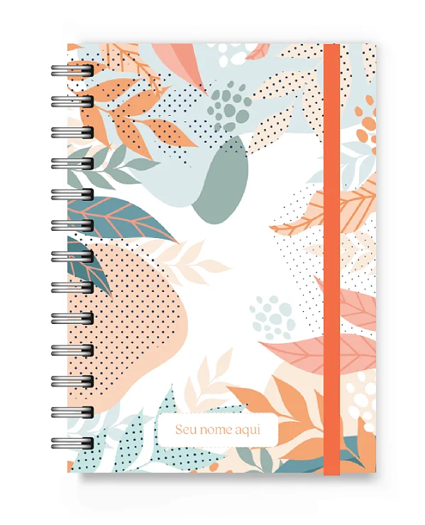 Caderneta A6 Florart Folhas