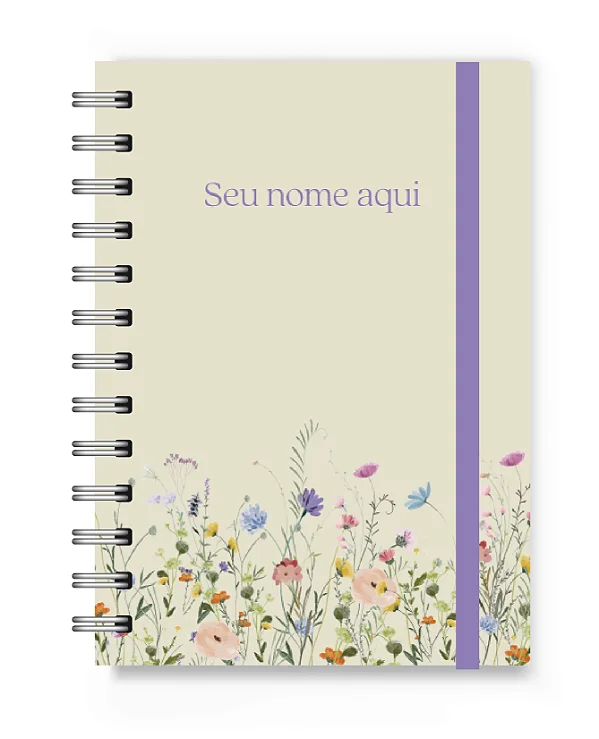 Caderneta A6 Florart Floral