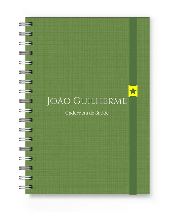 Caderneta de Saúde Florart Verde Textura