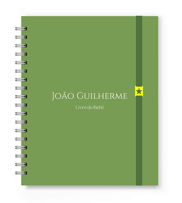Livro do Bebê Florart Verde Liso