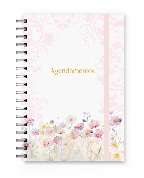 Caderno de Agendamento Florart