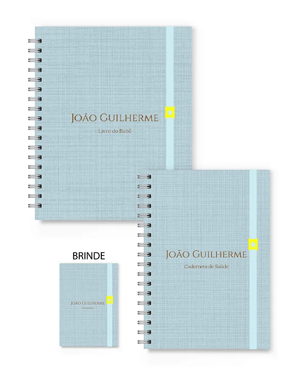 Kit Florart Livro + Caderneta Azul Textura