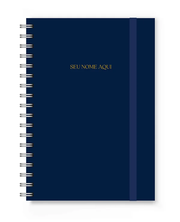 Caderno A5 Florart Azul