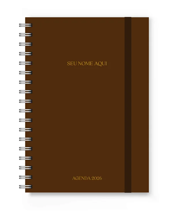 Agenda 2026 Florart Marrom