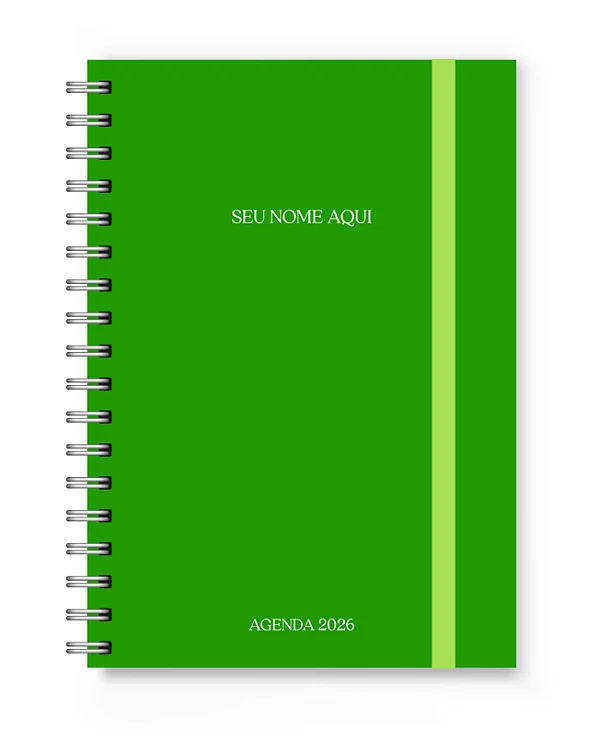 Agenda 2026 Florart Verde Limão