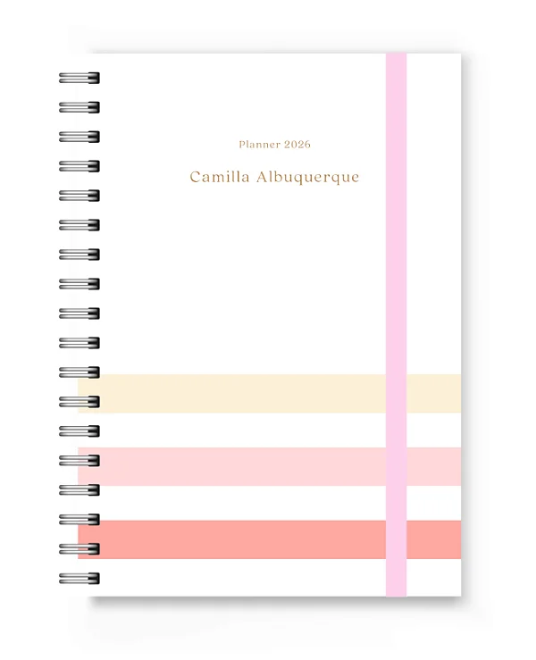 Planner 2026 Florart Listras Rosas