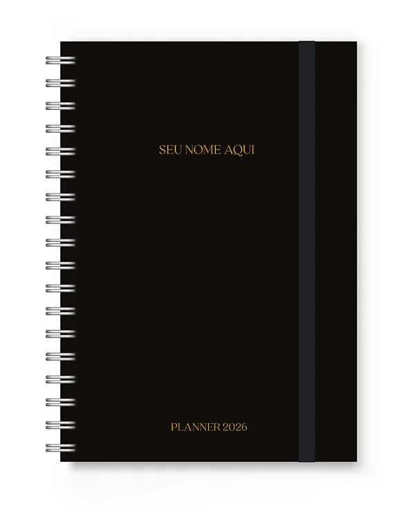 Planner 2026 Florart Preto