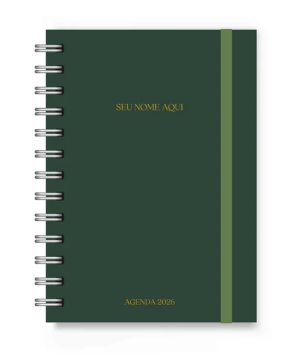 Mini Agenda 2026 Florart Verde