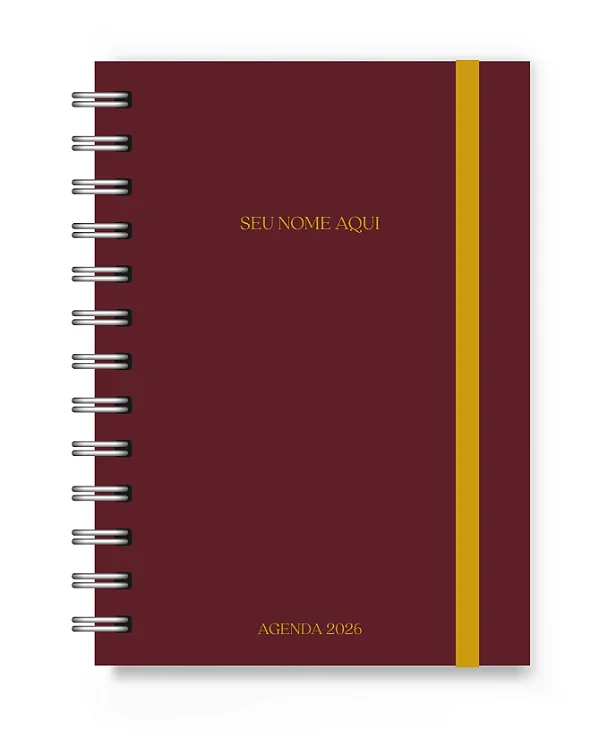 Mini Agenda 2026 Florart Vinho