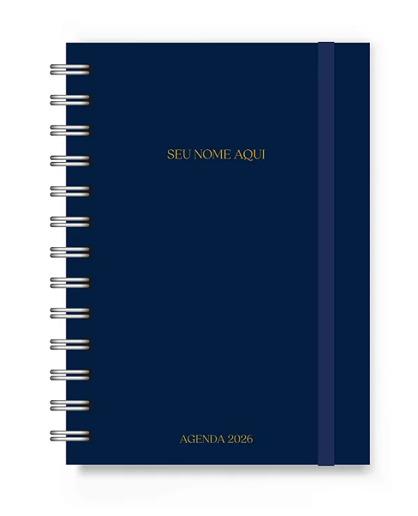 Mini Agenda 2026 Florart Azul