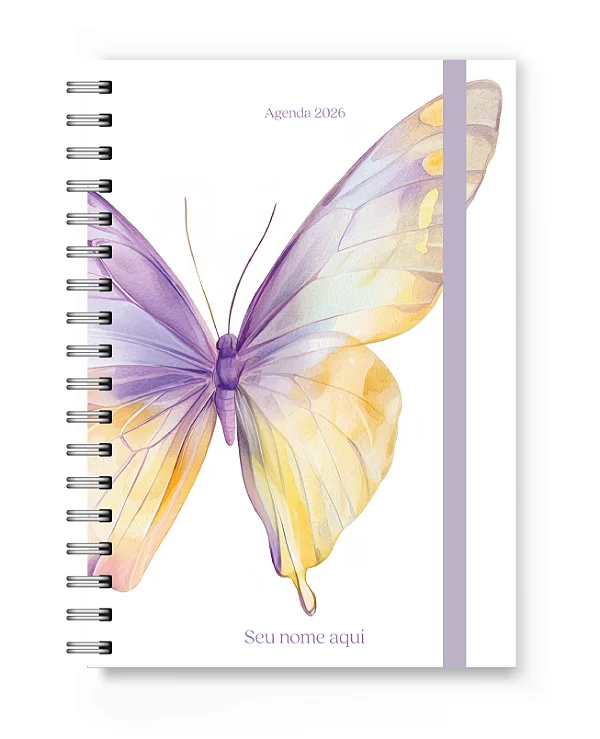 Agenda 2026 Florart Borboleta