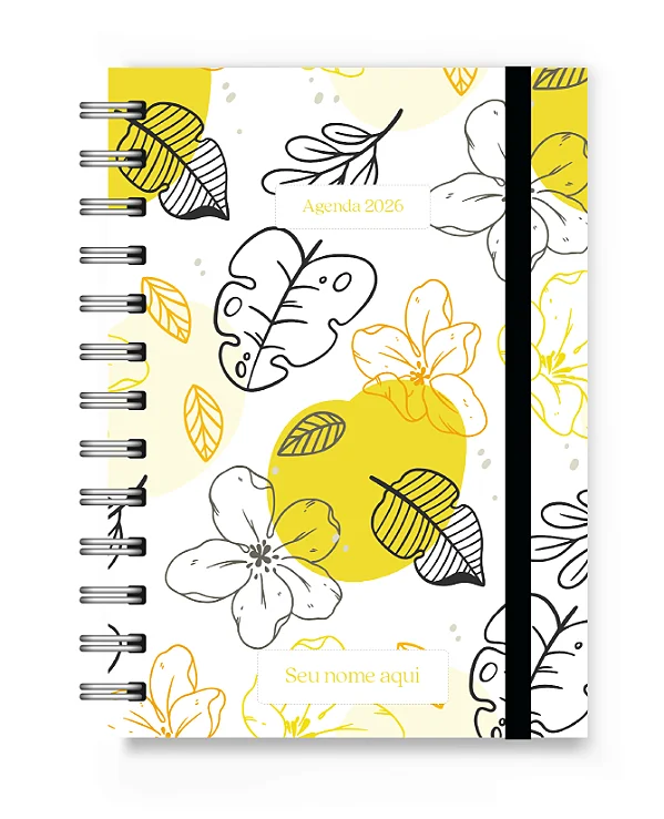 Mini Agenda 2026 Florart Natureza