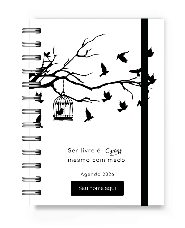Mini Agenda 2026 Florart Ser Livre