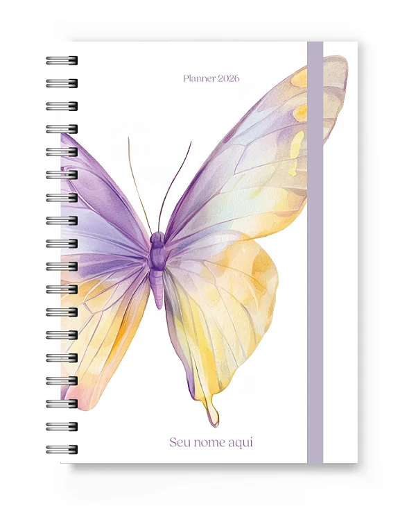 Planner 2026 Florart Borboleta