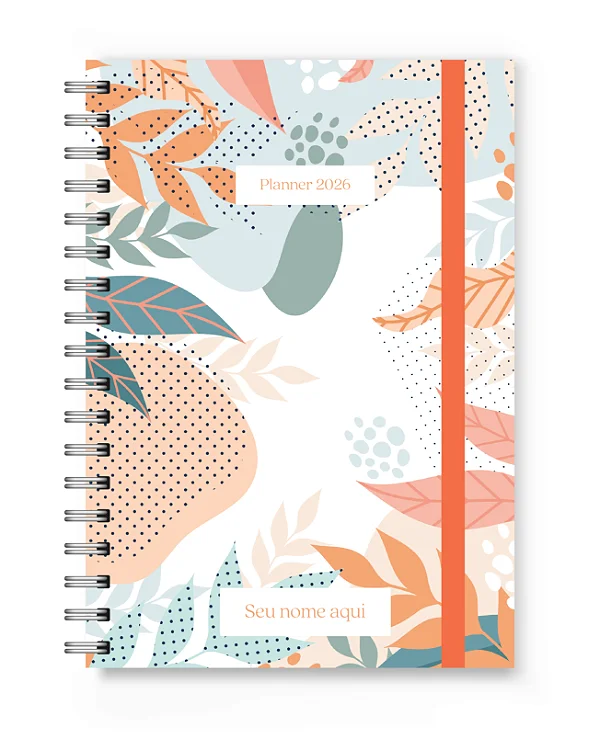 Planner 2026 Florart Folhas