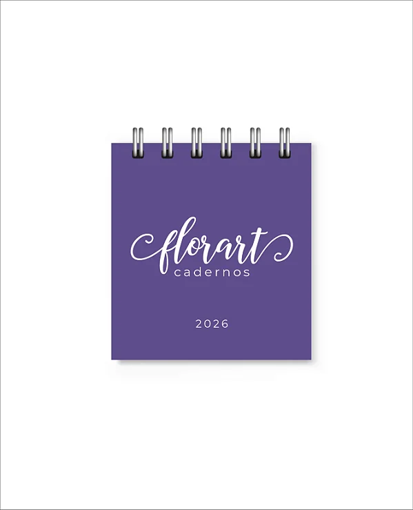 Mini Calendário 2026 com Sua Logo | Brinde Corporativo