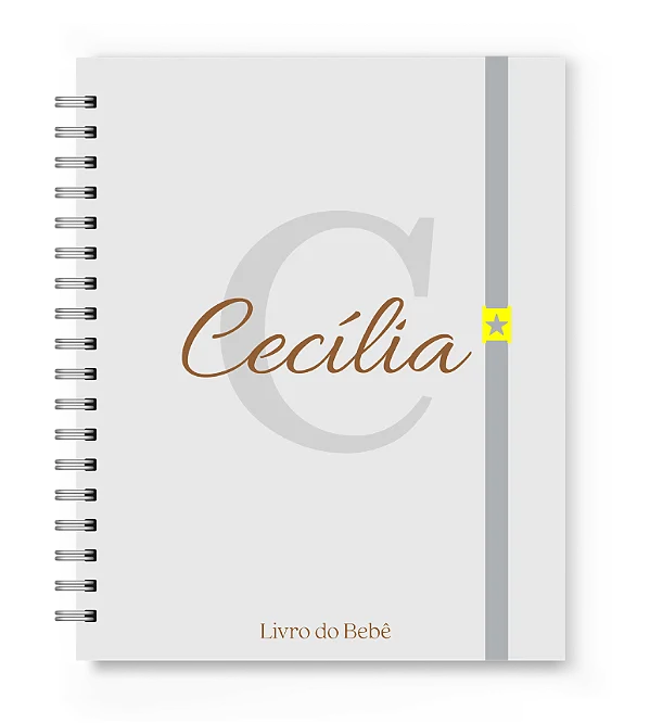 Livro do Bebê Florart Alfabeto Cinza