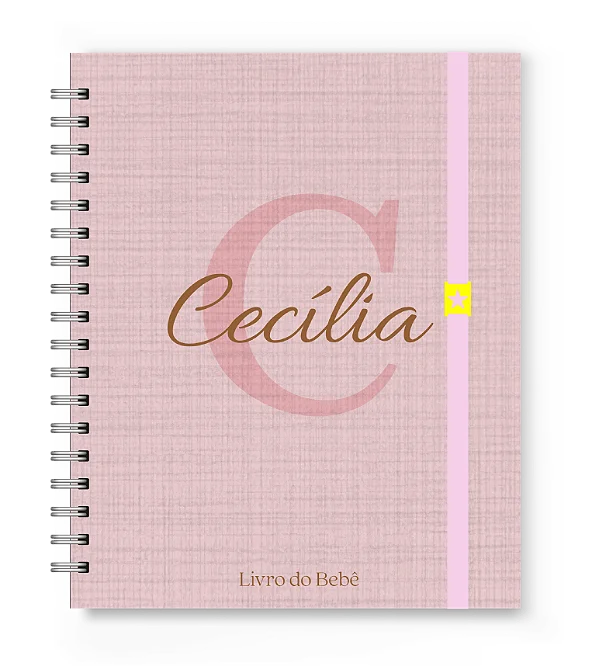 Livro do Bebê Florart Alfabeto Rosa Textura