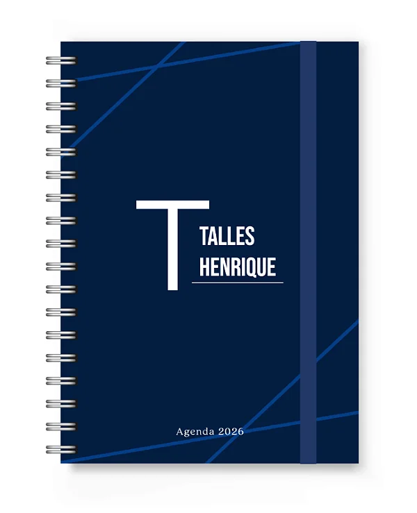 Agenda 2026 Florart Alfabeto Azul