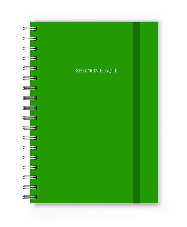 Caderno Personalizado Florart Verde Limão