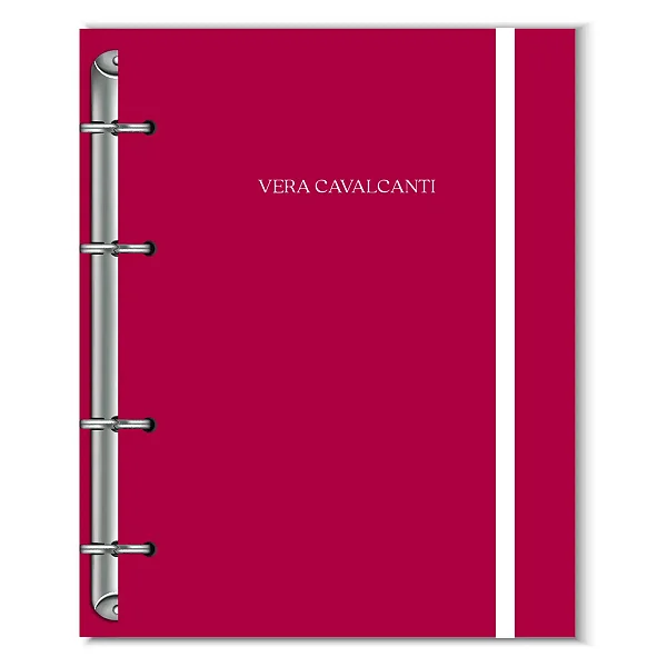 Fichário Florart Rosa