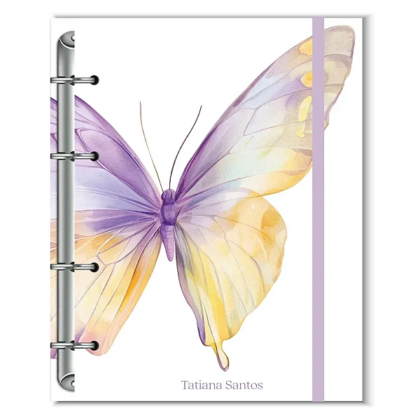 Fichário Florart Borboleta