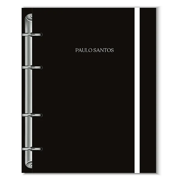 Fichário Florart Preto