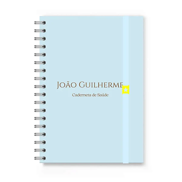 Caderneta de Vacinação Florart Azul Bebê